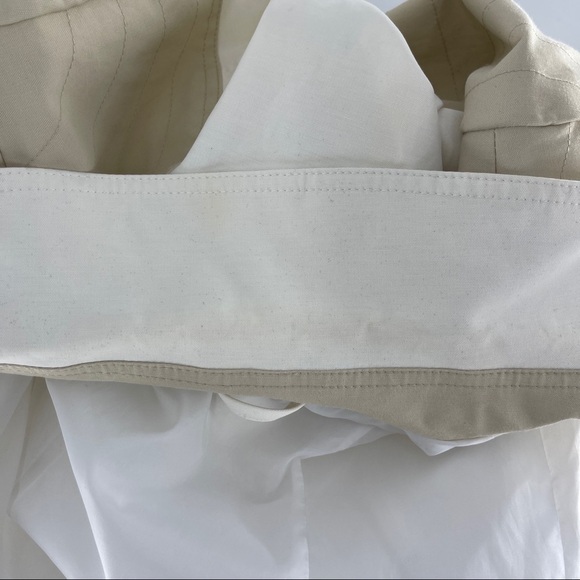 New York & Company Asymmetrical Zip Rain Coat Sz M - Picture 7 of 13